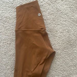 Lululemon align leggings mustard/gold size 2